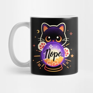 Cat crystal ball Mug